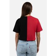 Arkansas Hype And Vice Brandy Color Block Cropped Tee